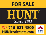HUNT Real Estate ERA Yard Signs